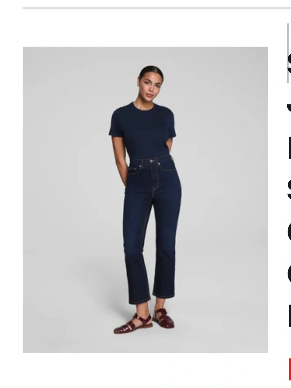 SPANX Dark Blue High-Rise Women’s Jeans